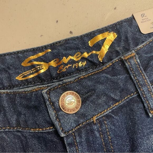 SEVEN 7 The Marilyn Relaxed boyfriend High Rise rolled cuff jeans size 6 NEW! - Picture 4 of 12